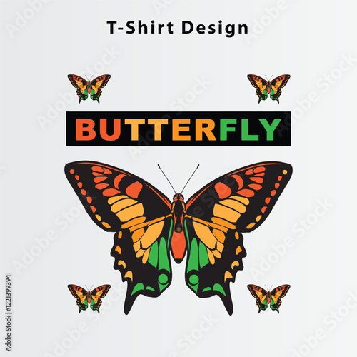 Butterfly T-Shirt Design