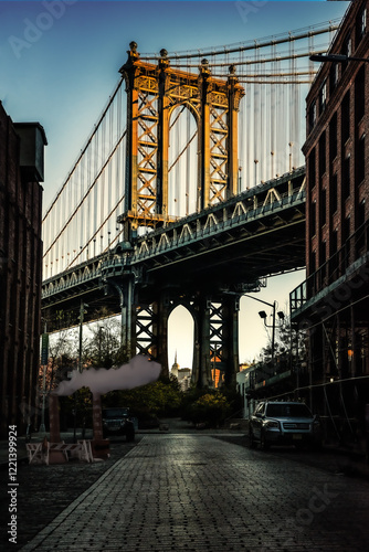 DUMBO Down Under the Manhattan Bridge Overpass photo