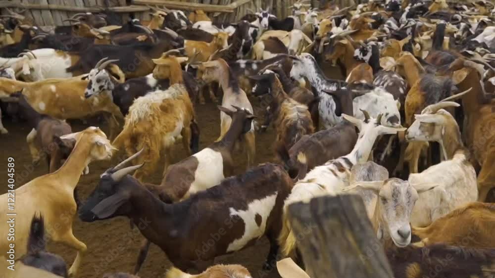 Granja de Cabras, ordeño, goat farm, milking milk