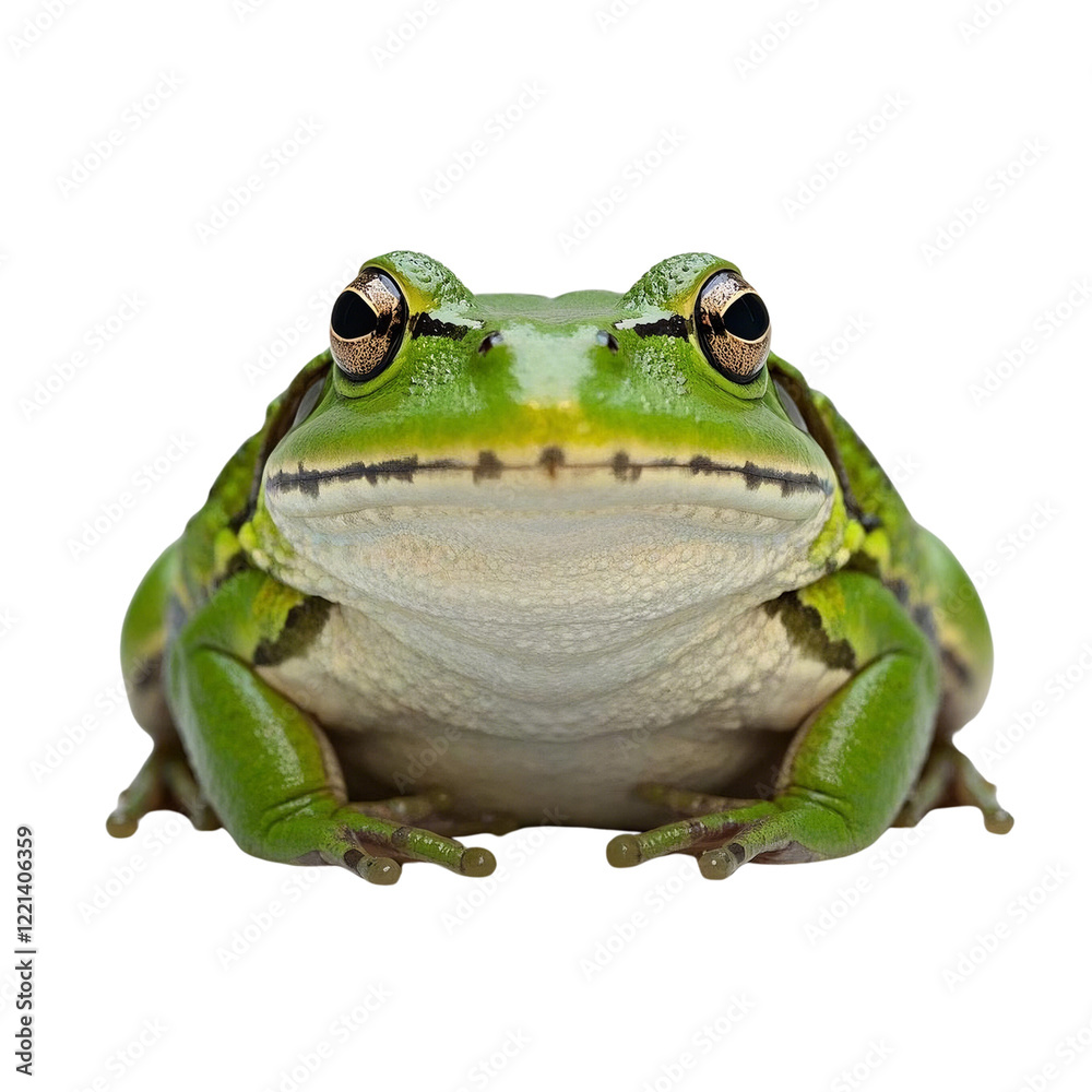 Obraz premium giant frog in isolated transparent background