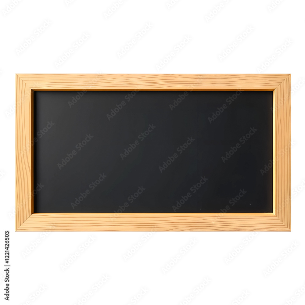 Chalkboard School Classroom Blank Board, Empty Wooden-Framed Chalkboard Ready for Notes Cut Out against a transparent white background. Chalkboard School Classroom Blank Board, Empty Wooden-Framed Chalkboard Ready for Notes Cut Out against a transparent white background.