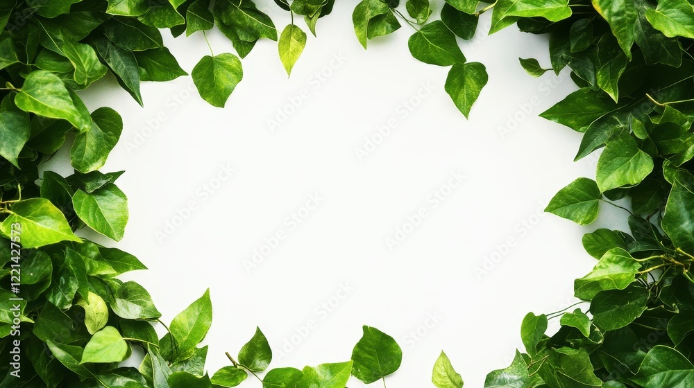 Lush Green Foliage Framing a Vibrant Heart-Shaped Patch of Leaves in a Serene Garden Setting Lush Green Foliage Framing a Vibrant Heart-Shaped Patch of Leaves in a Serene Garden Setting