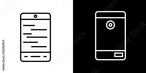 front and back view of phone icon