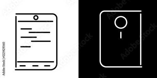 front and back view of phone icon