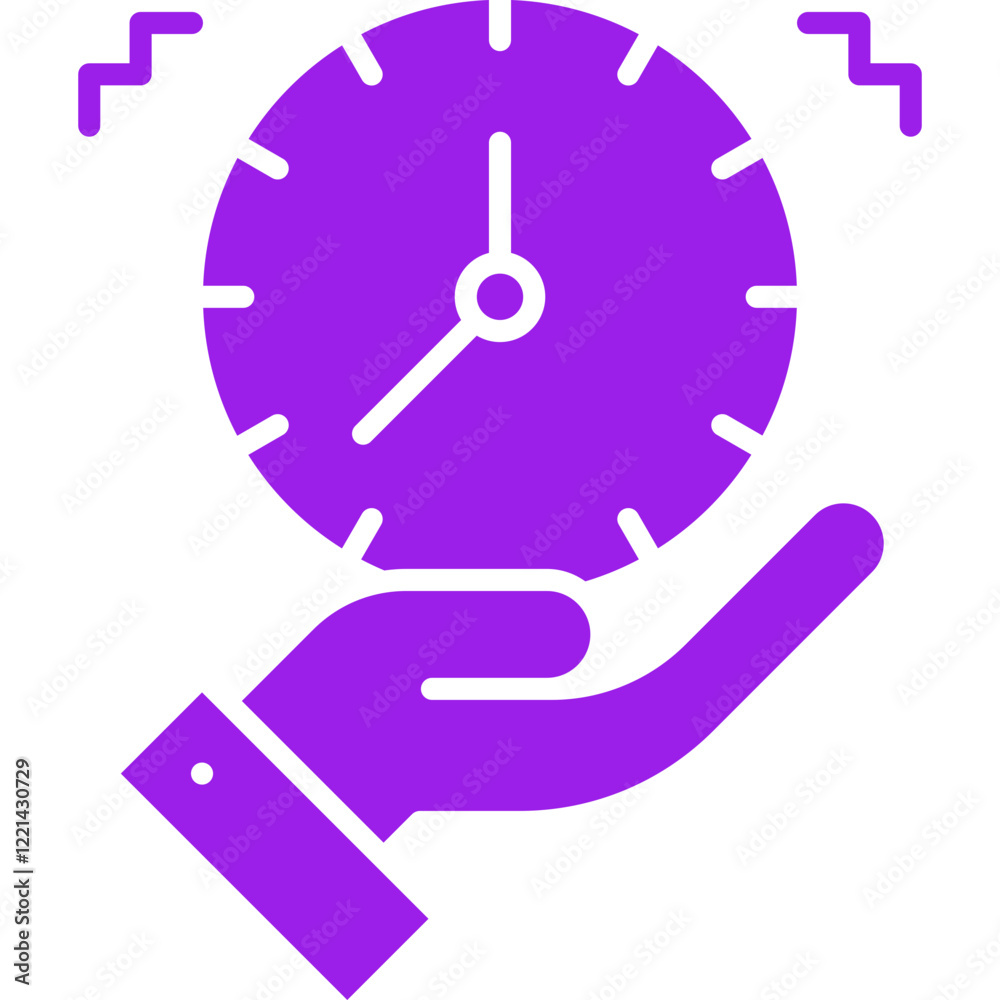 Time Management icon single vector illustration Time Management icon single vector illustration