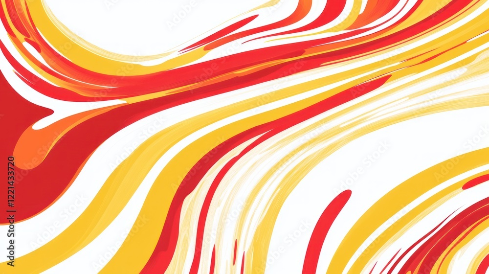 Abstract red and yellow swirls background Abstract red and yellow swirls background