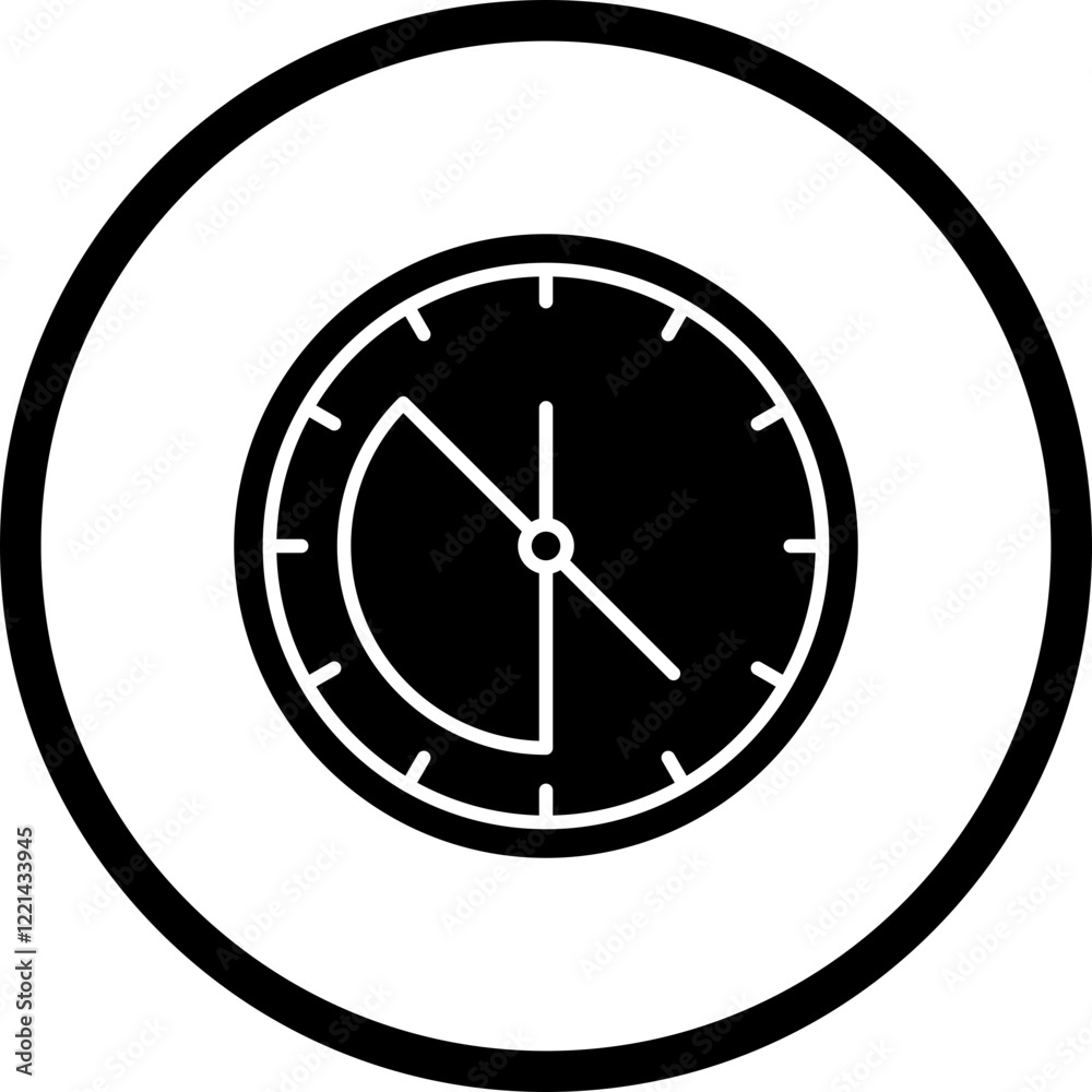 Working Time icon single vector illustration Working Time icon single vector illustration