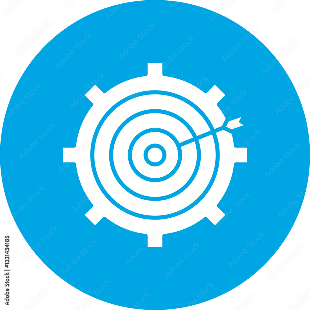 Goals Management icon single vector illustration Goals Management icon single vector illustration