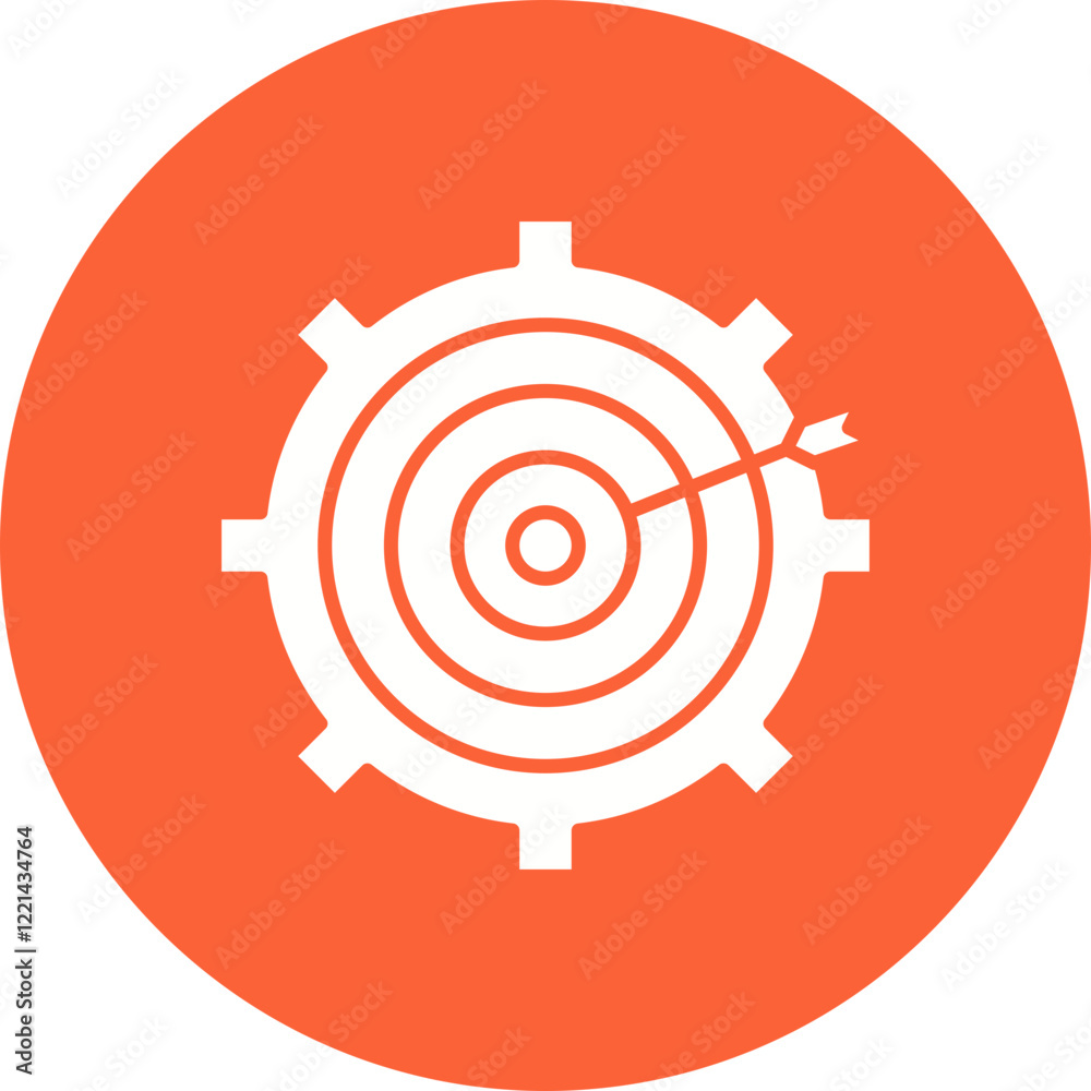 Goals Management icon single vector illustration Goals Management icon single vector illustration
