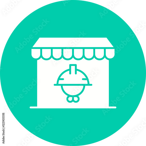 Labor Market icon single vector illustration