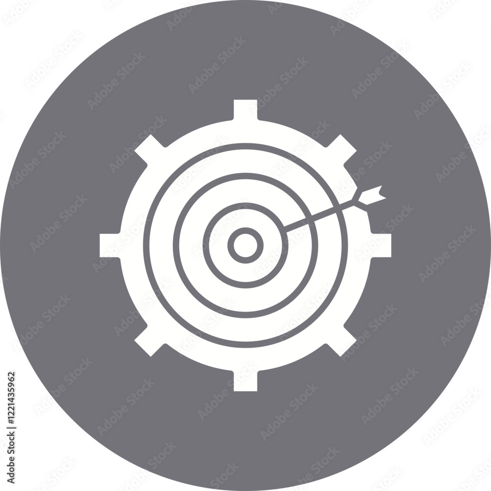 Goals Management icon single vector illustration Goals Management icon single vector illustration