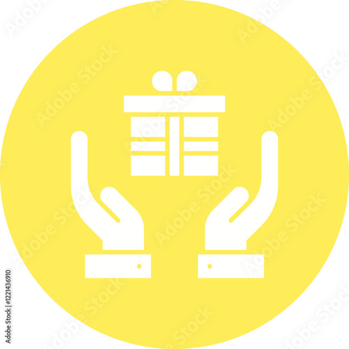 Rewarding Employees icon single vector illustration