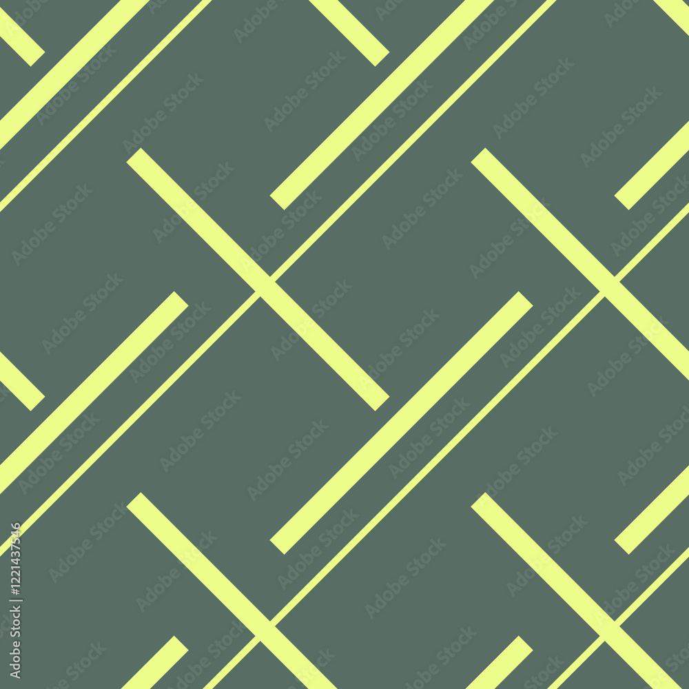 Seamless striped geometric pattern of diagonal strokes and lines Seamless striped geometric pattern of diagonal strokes and lines