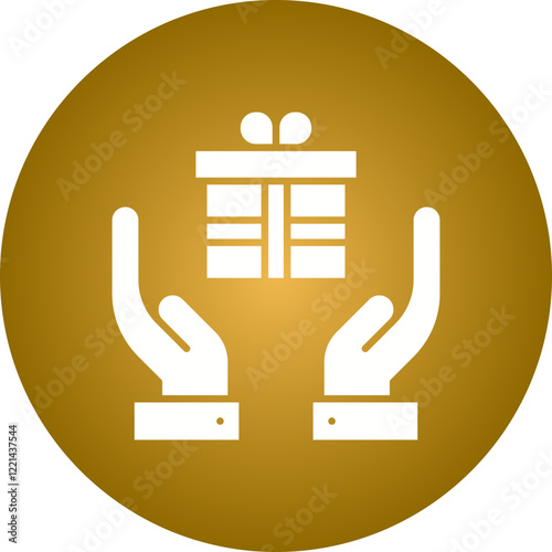 Rewarding Employees icon single vector illustration