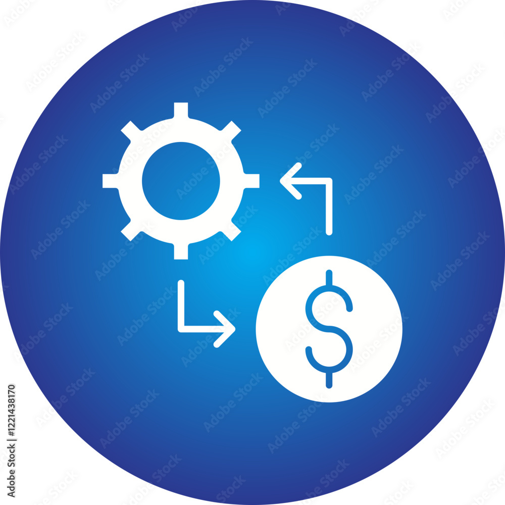 Cost Management icon single vector illustration Cost Management icon single vector illustration
