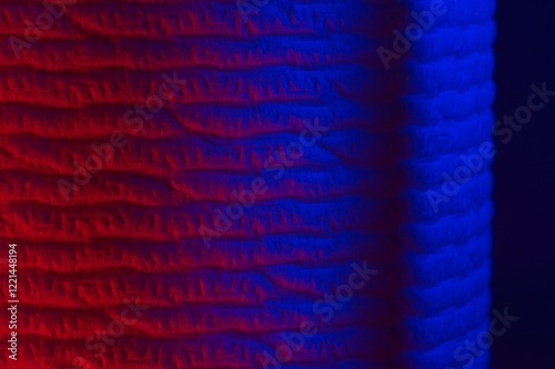 Abstract of red and blue over texture photo