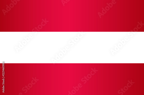 National Flag of Austria. Vector element