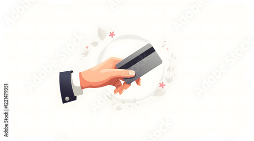 Close up of a hand holding a gold credit card against a plain white background. The hand is positioned in such a way that the card is prominently displayed, with the magnetic stripe visible on the top