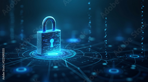 Secure business operations and financial data from cyber threats. Implement robust internet network security and encryption to protect transactions and sensitive information from cyberattacks photo