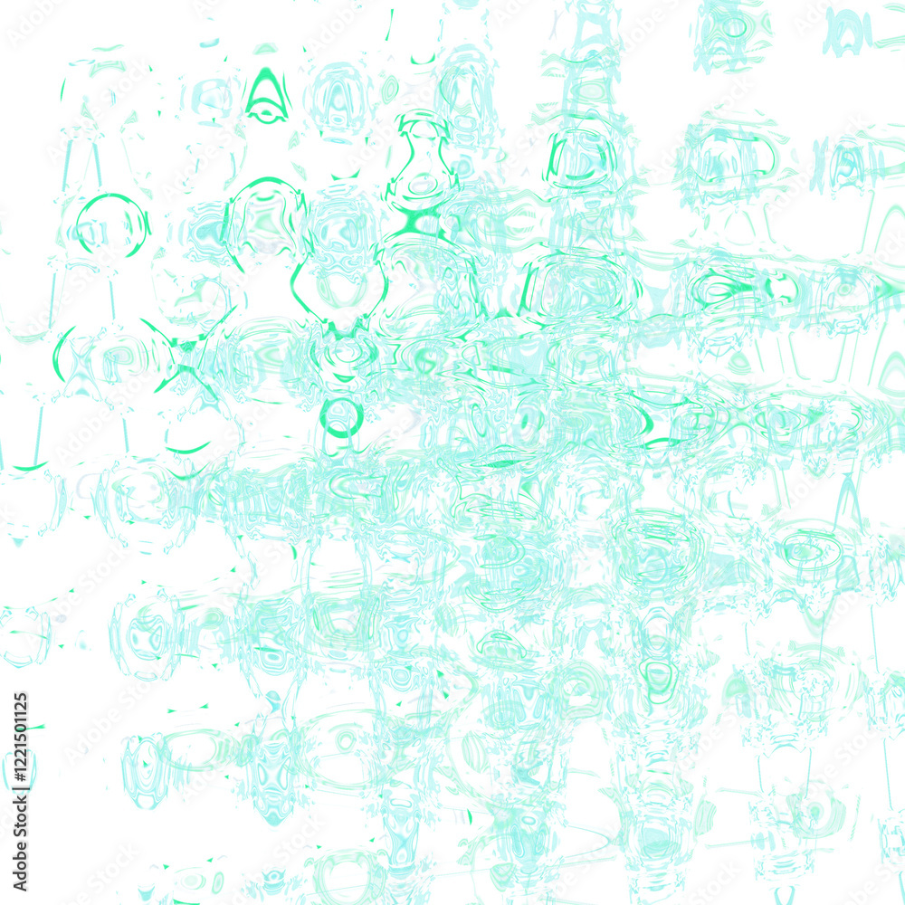 Obraz premium An abstract transparent psychedelic wavy liquid splatter design element overlay.