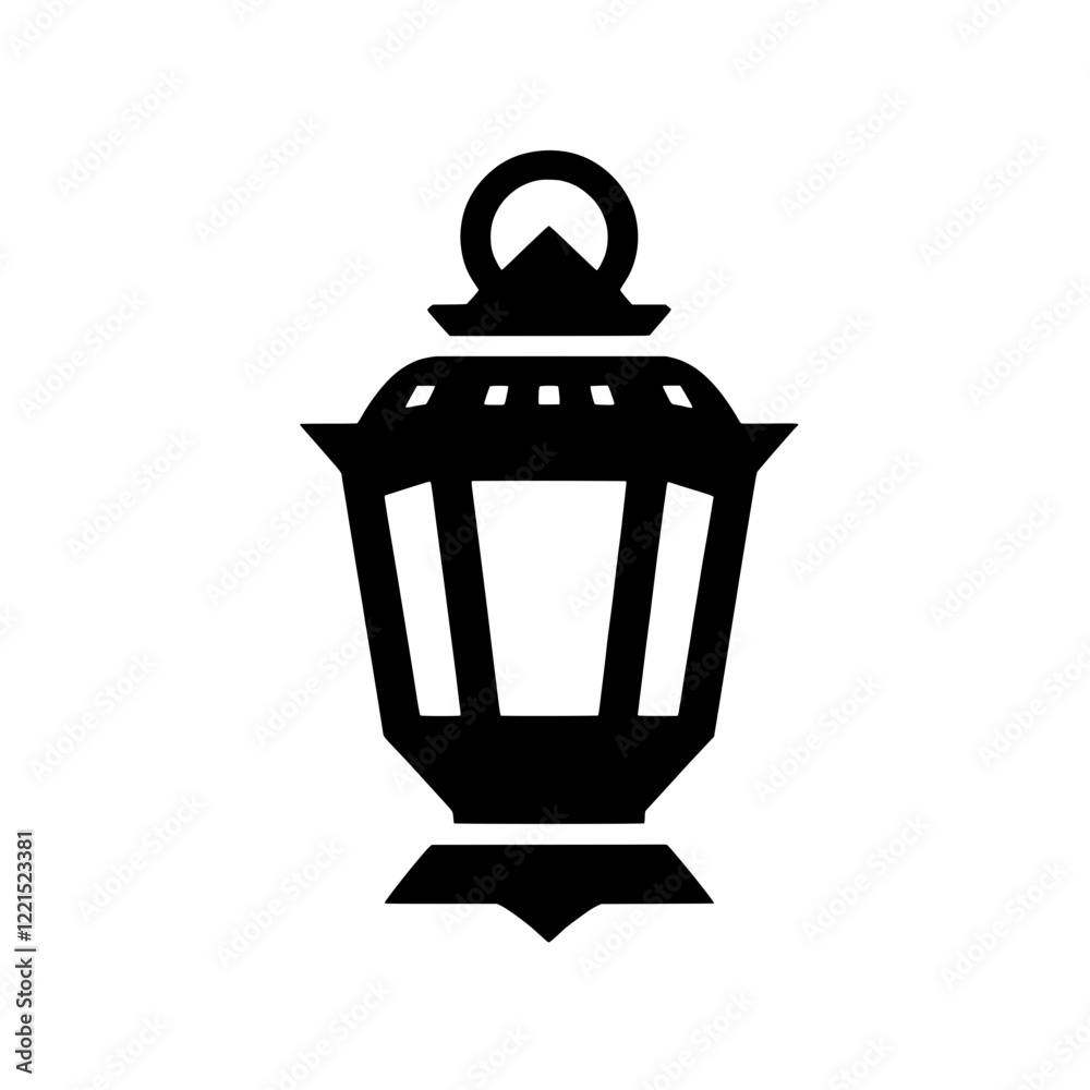 Classic Lantern Icon: A timeless, elegant illustration of a classic lantern, perfect for adding a touch of vintage charm to your designs. The bold, black silhouette is versatile and easily scalable. Classic Lantern Icon: A timeless, elegant illustration of a classic lantern, perfect for adding a touch of vintage charm to your designs. The bold, black silhouette is versatile and easily scalable.