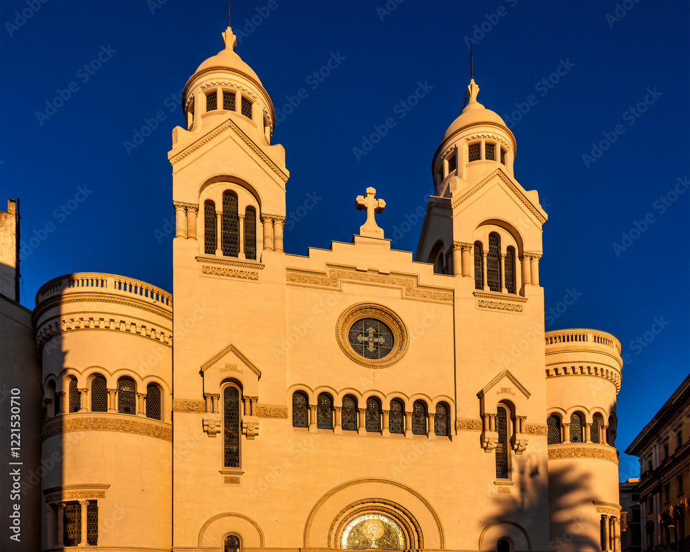 Facade of the Tempio Valdese di Piazza Cavour