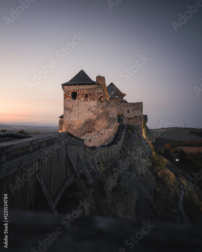 Obraz na płótnie Famous medieval castle of Boldogko, Hungary w salonie