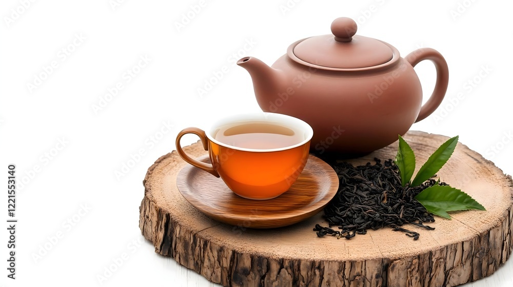 Simple Yet Stylish Teapot and Cup Arrangement Resting on a Wooden Surface
Simple Yet Stylish Teapot and Cup Arrangement Resting on a Wooden Surface