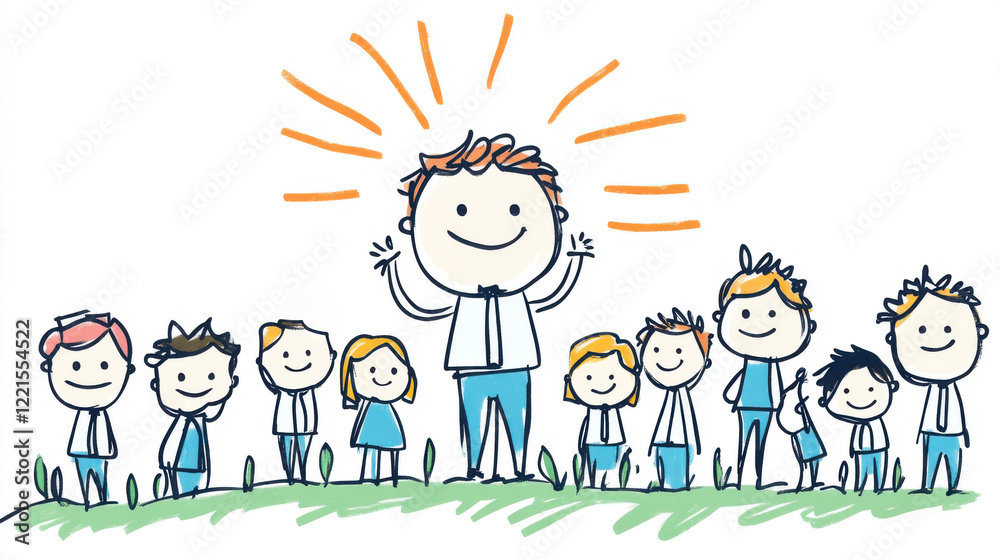 Joyful Group of Diverse Cartoon Characters Celebrating Together in a Bright and Cheerful Environment Joyful Group of Diverse Cartoon Characters Celebrating Together in a Bright and Cheerful Environment
