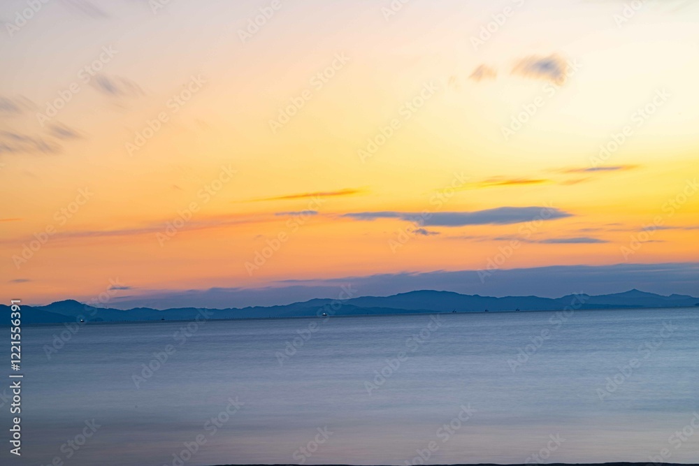 Obraz premium 奥松島の1月