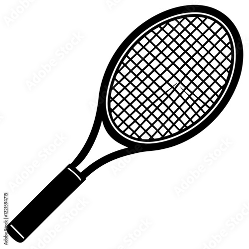 tennis racket and ball