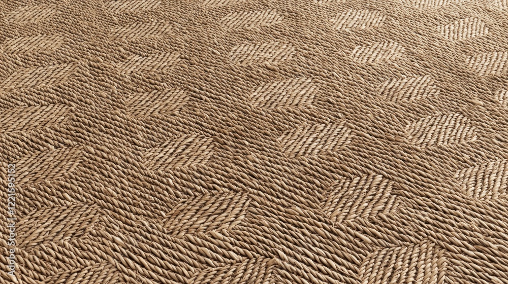 Textured beige carpet, geometric pattern, indoor, sunlight Textured beige carpet, geometric pattern, indoor, sunlight