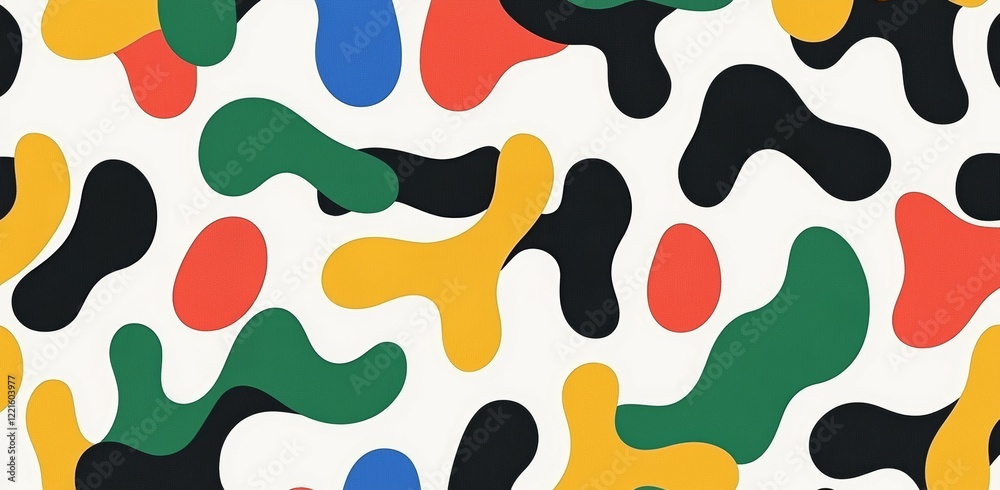 Colorful abstract painting with a lot of different shapes and colors Colorful abstract painting with a lot of different shapes and colors