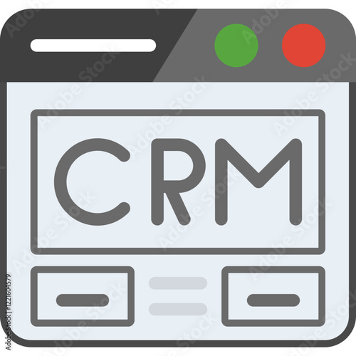 CRM (Customer Relationship Management) Icon