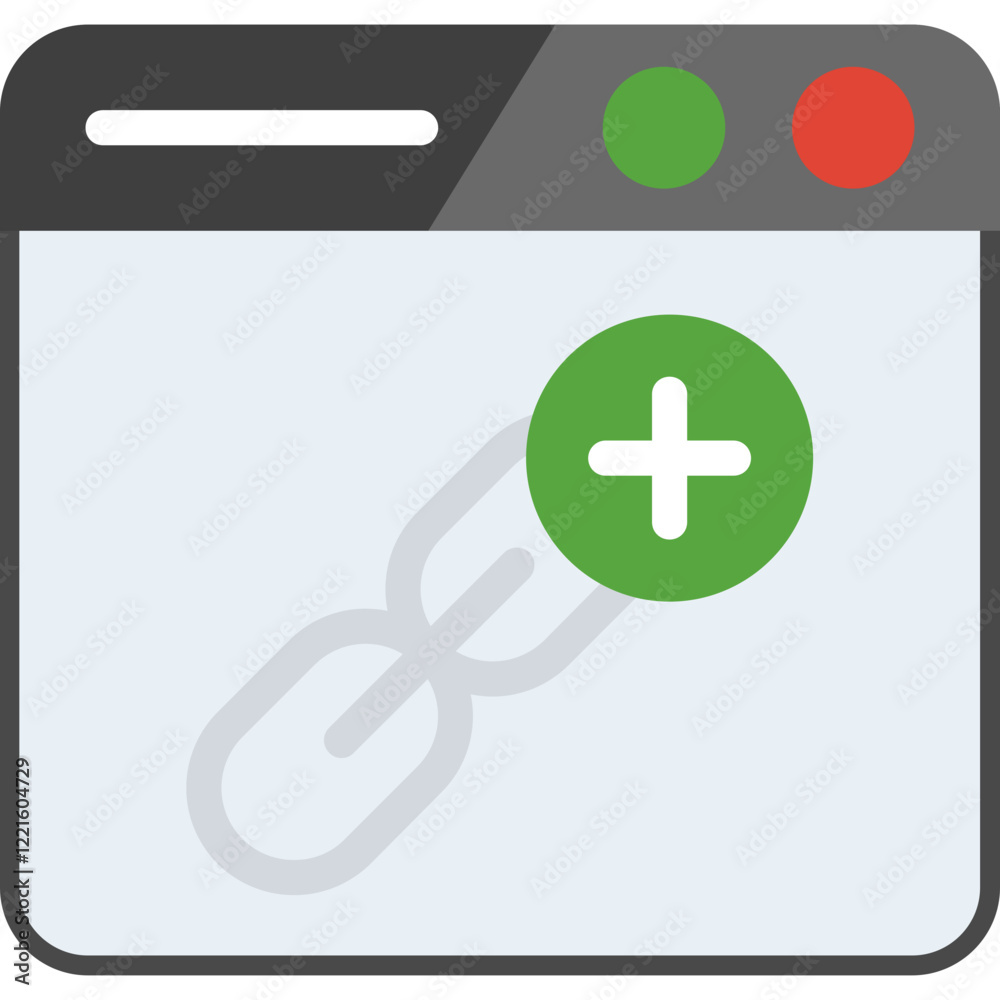 Obraz premium Link Building Icon