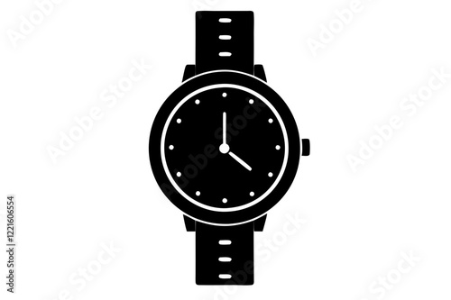 wrist watch isolated on white