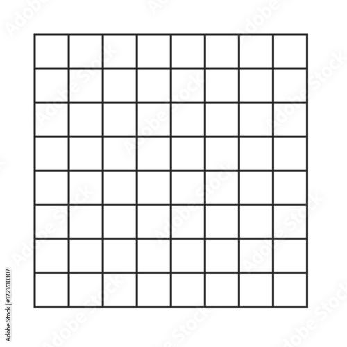 Grid of checkered squares or pixels in repeating vector pattern