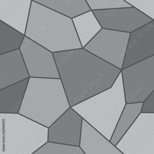 Street stone tile, sidewalk pavement pattern. Footpath stone paving textile backdrop, street concrete pavement isolated vector fabric print or floor brick cobblestone wrapping paper background