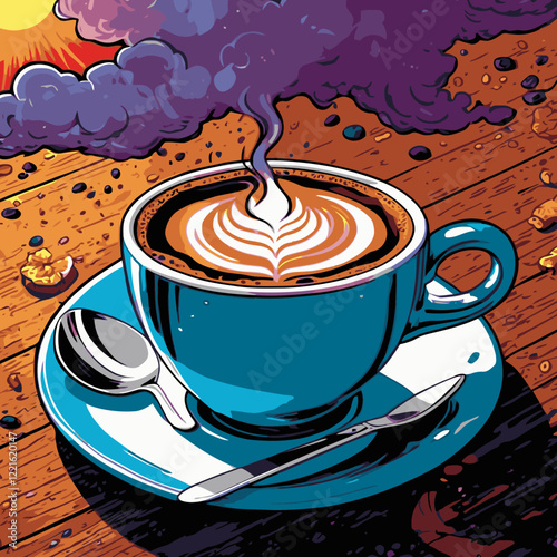 coffee vector art for design needs 