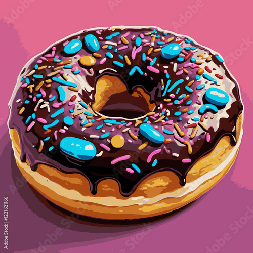 donut vector art for design needs 
