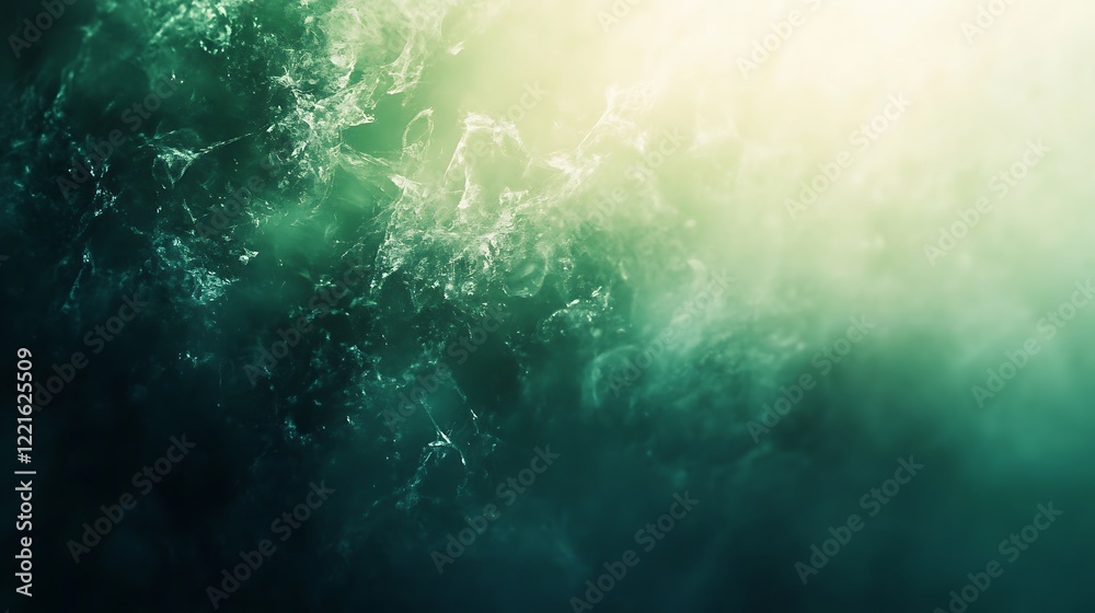 Fototapeta premium Clear green background wallpaper with subtle gradient and vibrant depth