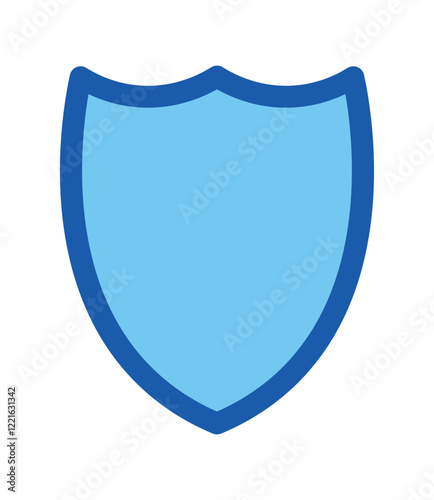 Free Download Blue Shield Icon Vector Logo Template. symbol for web site Computer and mobile vector. Security protection shield on white background, EPS vector illustration.  - GFXLoad