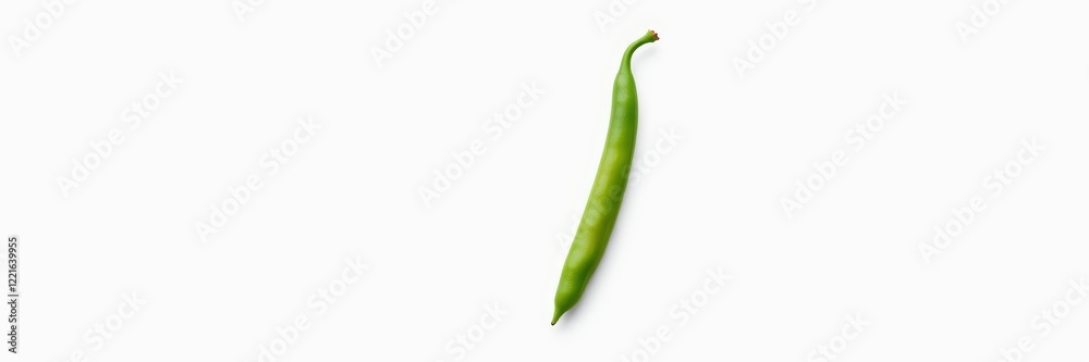 fresh green bean isolated on white background fresh green bean isolated on white background