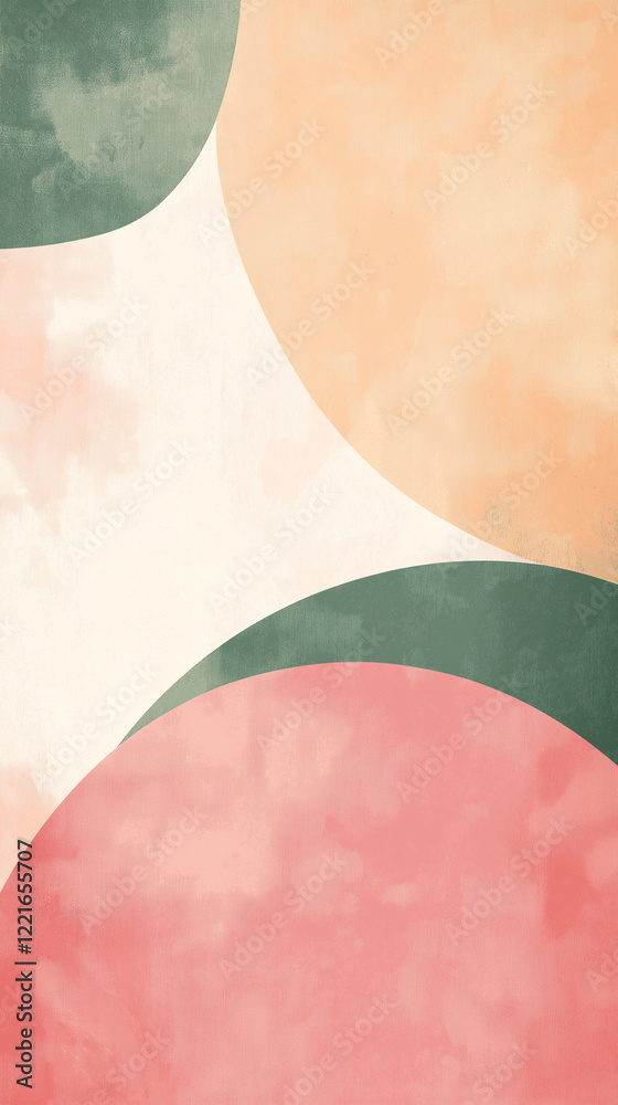 Circles background with textures and copy space
