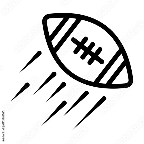 American Football Super Finals - Sunday game. American fotball ball and yard field