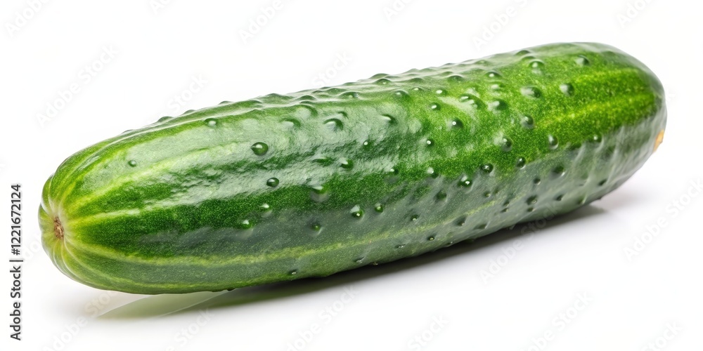 Fresh Cucumber on White Background Fresh Cucumber on White Background