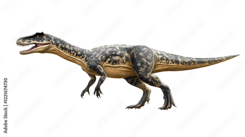 Majestic Baryonyx: A detailed illustration of a Baryonyx dinosaur, showcasing its unique features, including its large claw and distinctive coloration. The dinosaur is depicted in a dynamic pose. Majestic Baryonyx: A detailed illustration of a Baryonyx dinosaur, showcasing its unique features, including its large claw and distinctive coloration. The dinosaur is depicted in a dynamic pose.