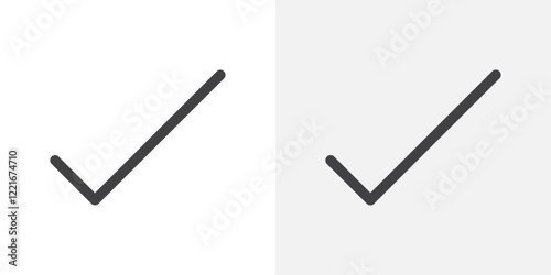 Checkmark Icon Outline vector sign