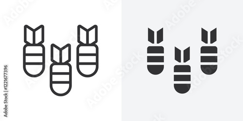 Ddos icon Outline vector sign