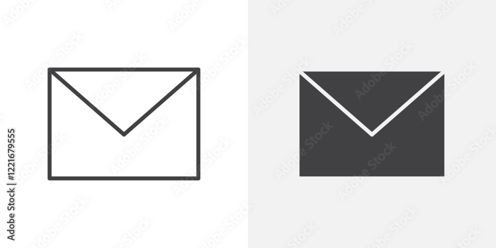 Email icon Outline vector sign